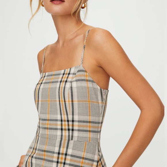 Aritzia • Wilfred Isabelle sleeveless plaid dress - Picture 8 of 8